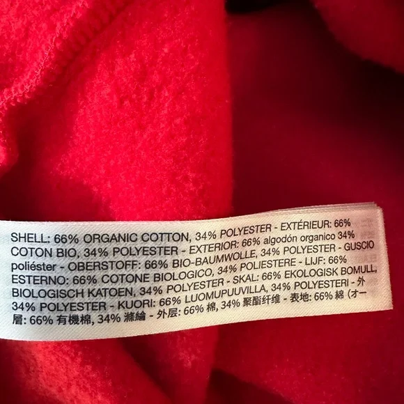 NWT Vuori Women's Restore Oversized (OS) Hoodie in Cherry - Picture 8 of 10